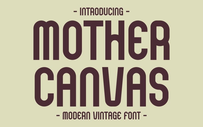 Mother Canvas - Vintage Sans