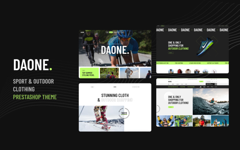 Leo Daone Elementor - Motyw Prestashop dla odzieży sportowej i outdoorowej