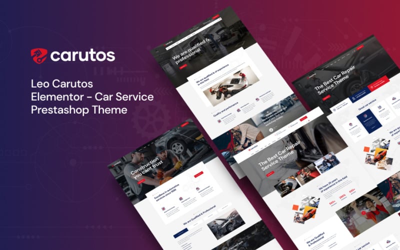 Leo Carutos Elementor - Tema de Prestashop para servicio de automóviles