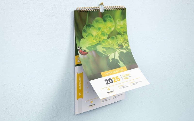 Wandkalender 2025 | Modernes Corporate Design