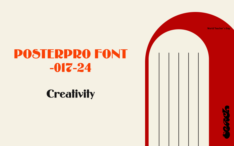 PosterPro font-unique-017-24