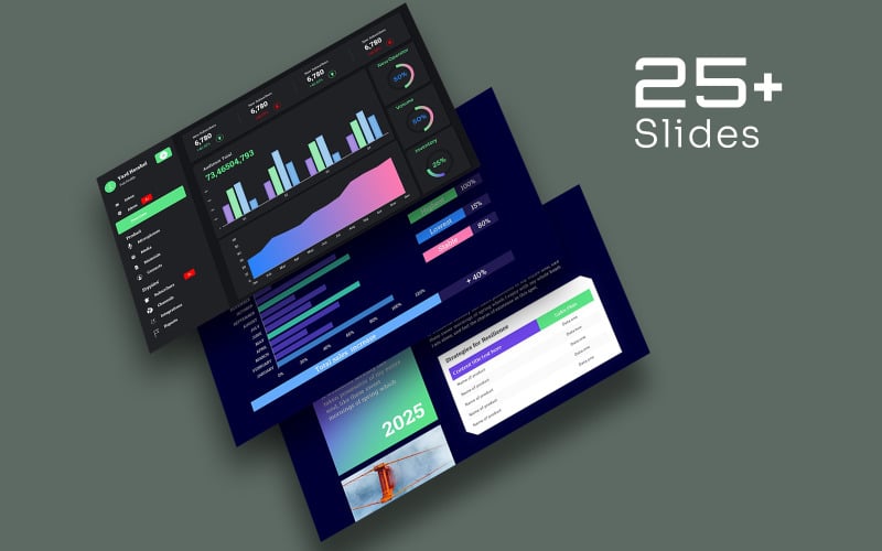 Business Table and Chart Template