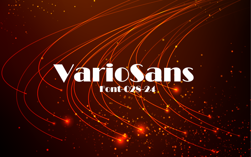 VarioSans Font-benzersiz-028-24