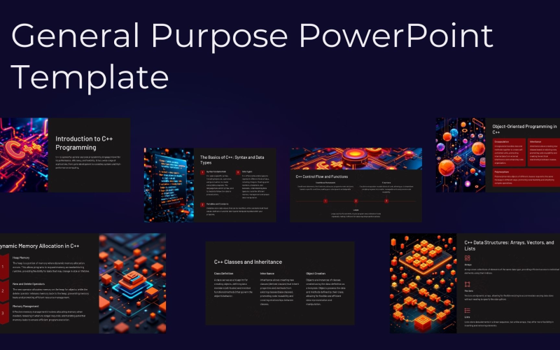 Genel Amaçlı PowerPoint Sunum Şablonu: C++ Programlamaya Giriş
