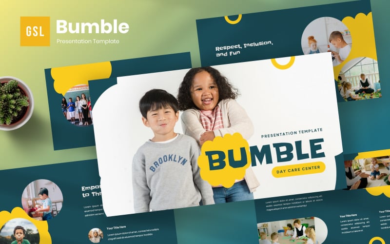 Bumble - Day Care Centre Google Slide Template