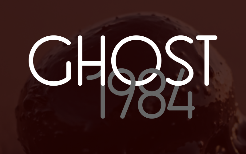 Ghost 1984 Slim Lite Font