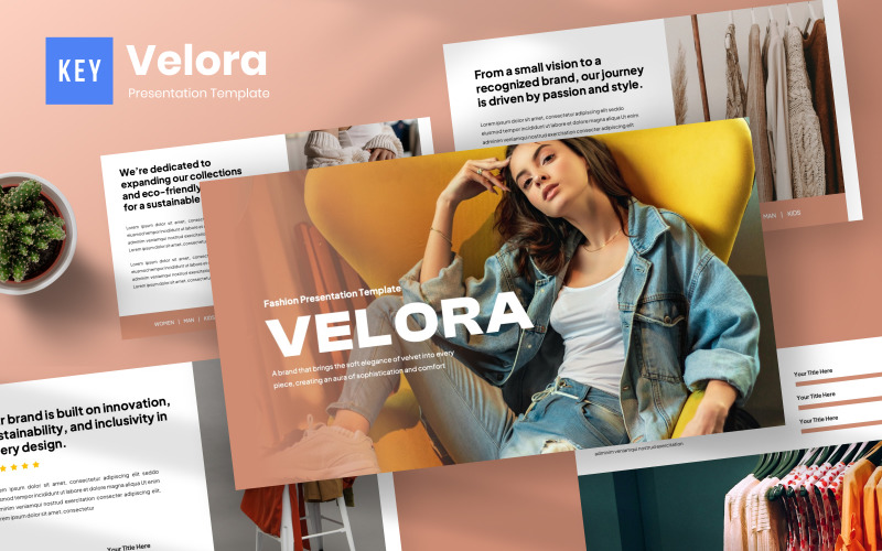 Velora – Fashion Keynote Template