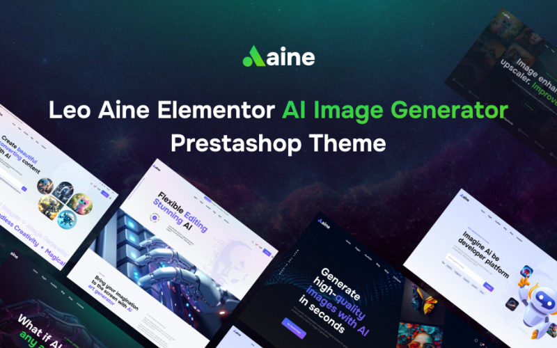 Leo Aine Elementor – AI képgenerátor Prestashop téma