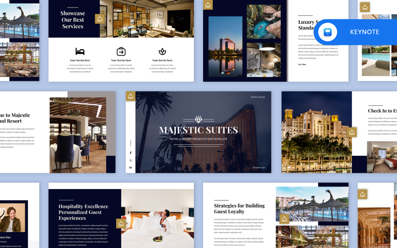 Majestic – Hotel Keynote sablon