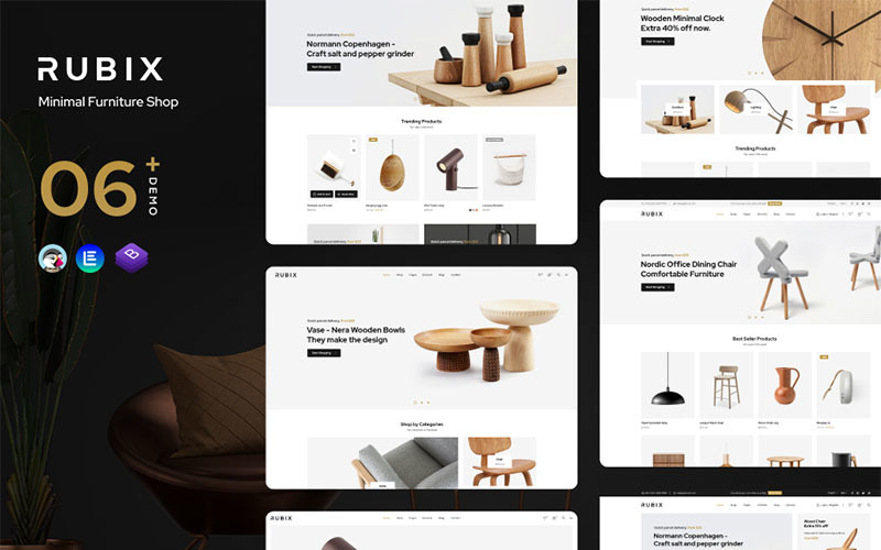 Rubix Elementor - Decor Prestashop-thema