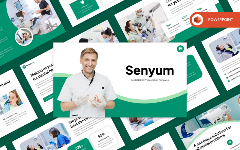 Senyum - Dental Clinic PowerPoint Template