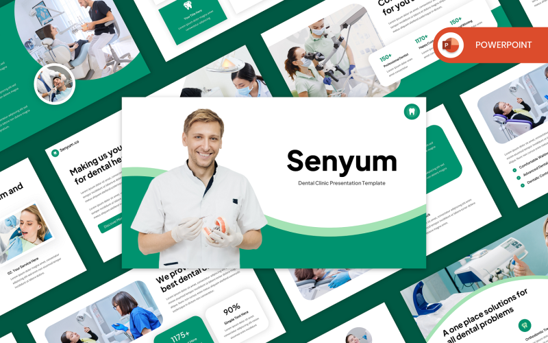 Senyum – Modèle PowerPoint pour clinique dentaire