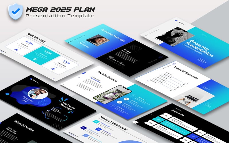 Mega 2025 Plan Presentation Template