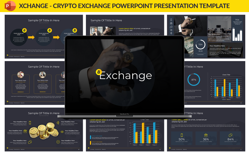 XChange - Crypto Exchange Presentation Template