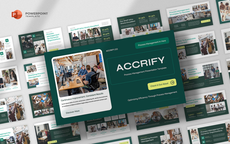 Accrify – Process Management Powerpoint sablon