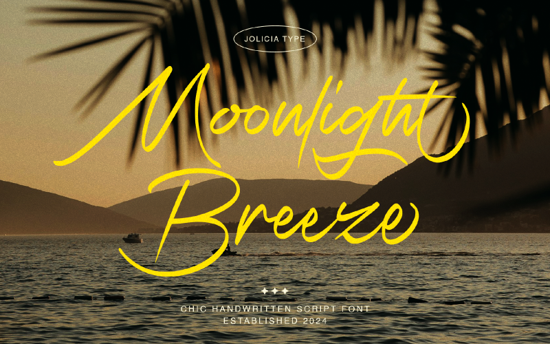 Moonlight Breeze | Handwritten Font