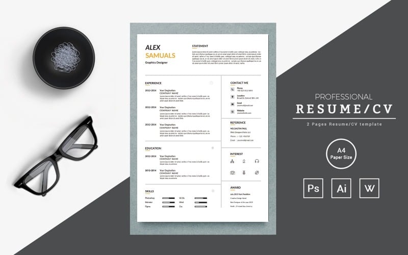 Alex Samuls resume template