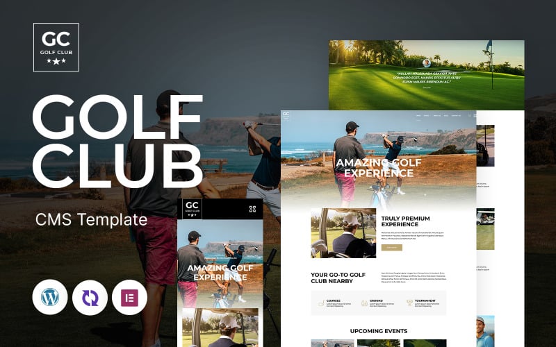 GC – Motyw WordPress dla klubu golfowego