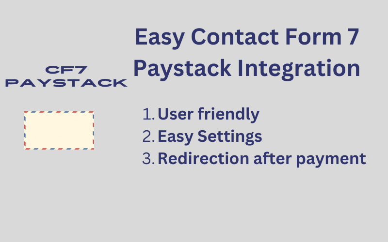 Complemento de Wordpress para la integración de CF7 Paystack