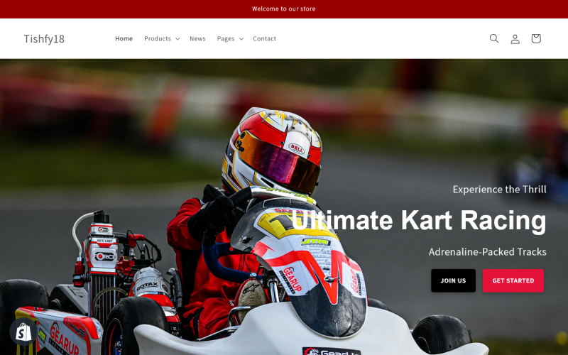 Tishfy18 - Autorennen Shopify 2.0 Theme