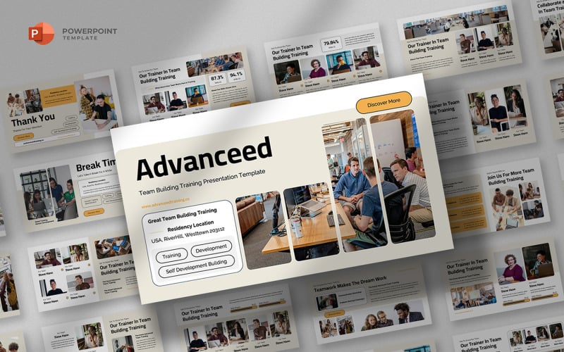 Advanceed - Team Building Training Powerpoint Template