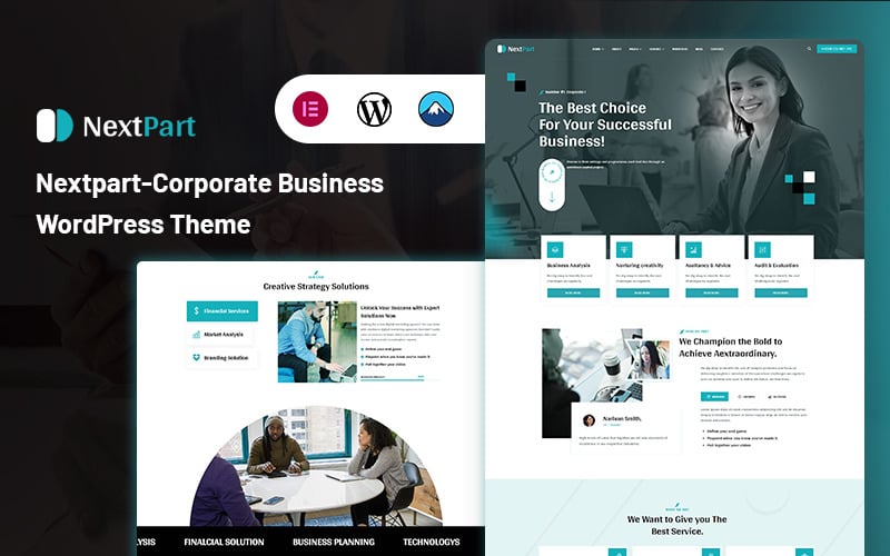 Nextpart - Tema corporativo de WordPress