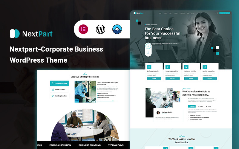 Nextpart - Thème WordPress pour entreprises