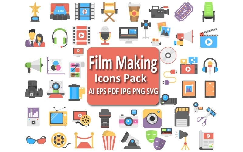 Professional Film-Making Icons to Enhance Production and Marketing