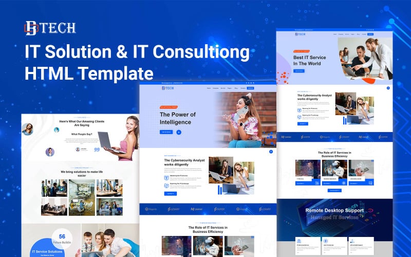 B-Tech - Solução de TI e Consultoria de TI HTML5 Template