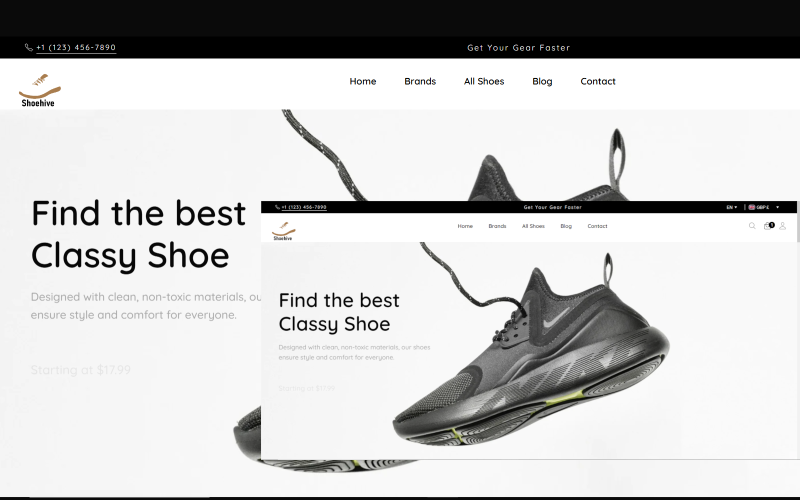 Shoehive – Thème de mode Shopify 2.0 | Meilleur thème de chaussures Shopify