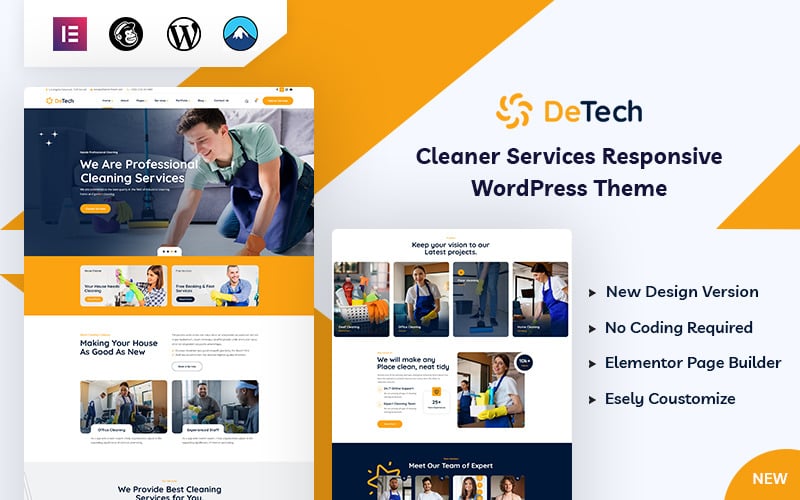 Detech — более чистая тема WordPress