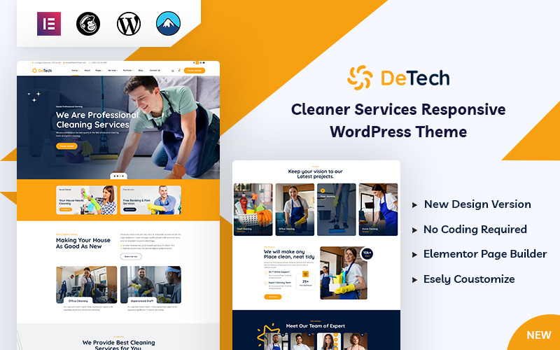 Detech – čistší téma WordPress