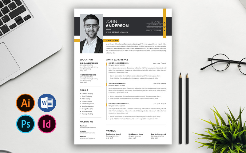 Modello di curriculum | Curriculum vitae Word