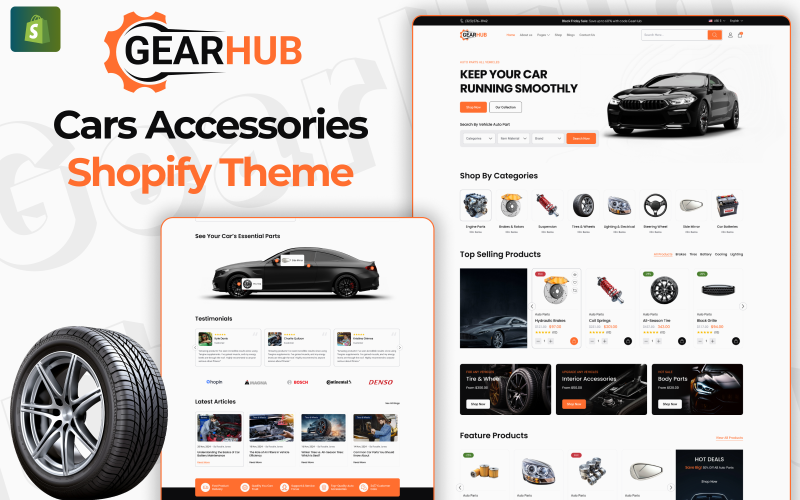 Gearhub Auto - Auto Parts, Car Accessories and Shopify Theme