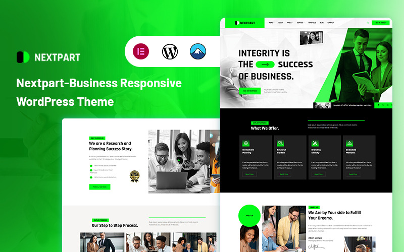 Nextpart - Tema empresarial de WordPress