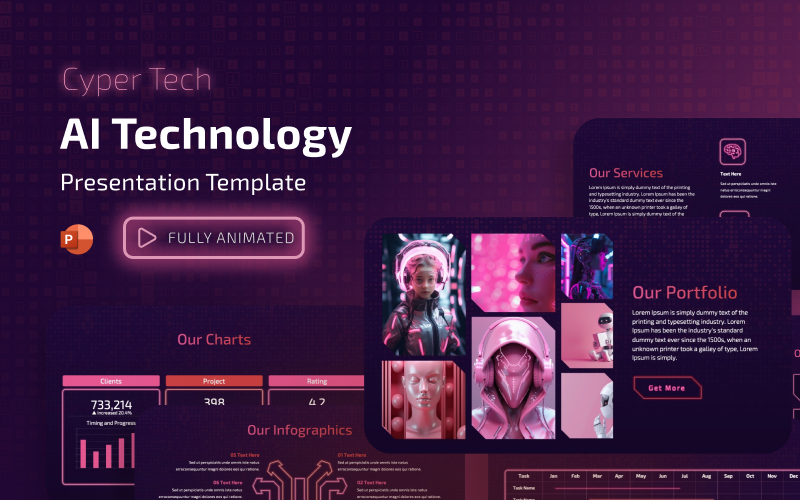 AI Technology - PowerPoint Presentation Template