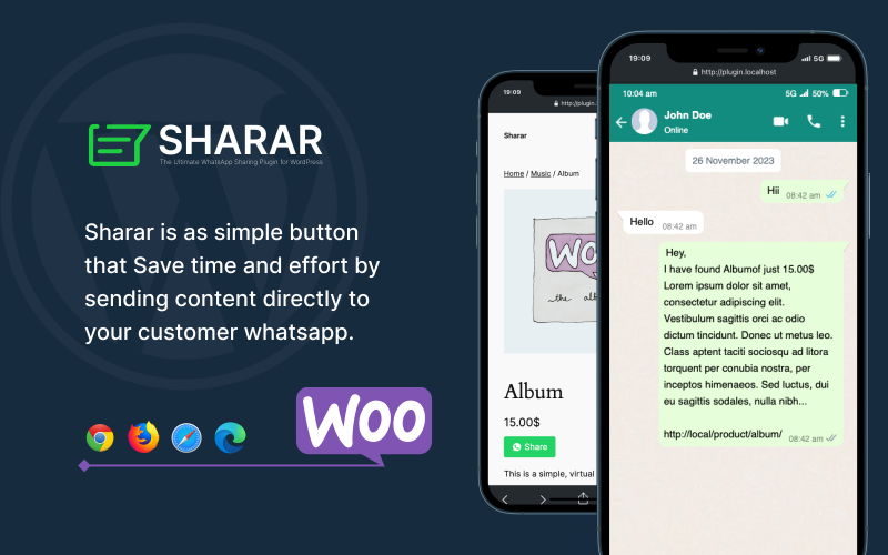 Sharar – A végső WhatsApp megosztási bővítmény a WordPresshez