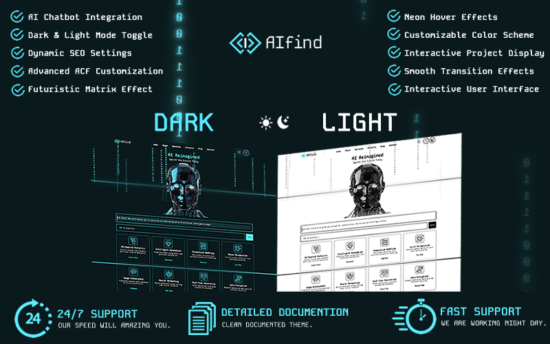 AIfind - AI & Technology WordPress-tema