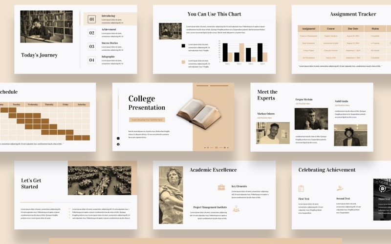 College Google Slides Presentation Template