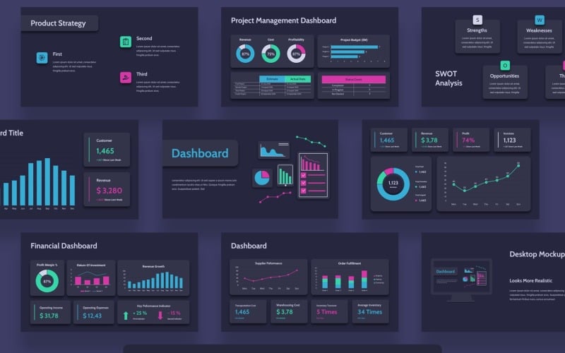 Dashboard Keynote Template