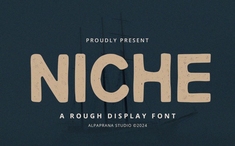 Niche - Rough Display Font