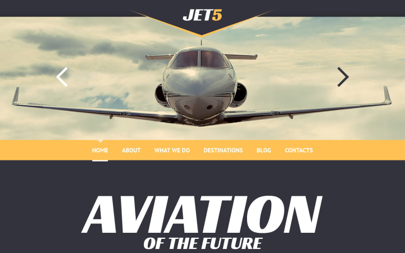 Tema WordPress da Private Airlines