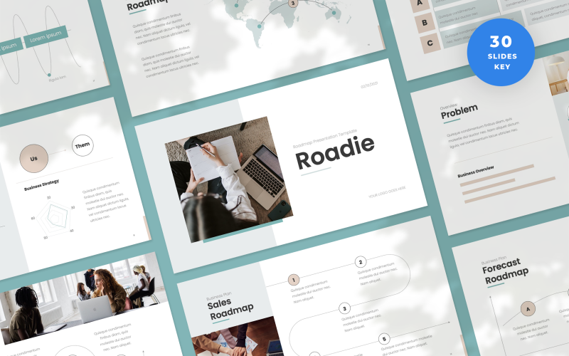 Roadie - Roadmap Presentation Keynote Template