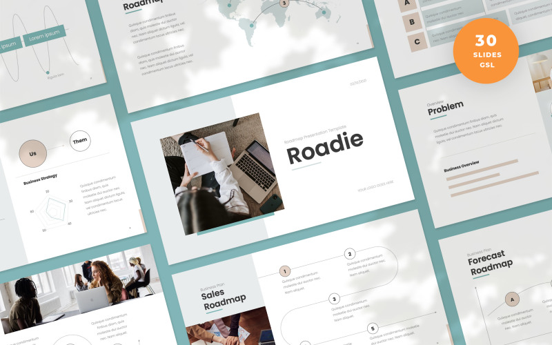 Roadie – šablona Prezentace Google Slides