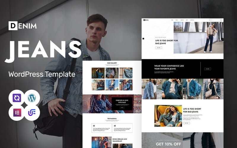 Denim - Jeans & Fashion Store WordPress Elementor Theme