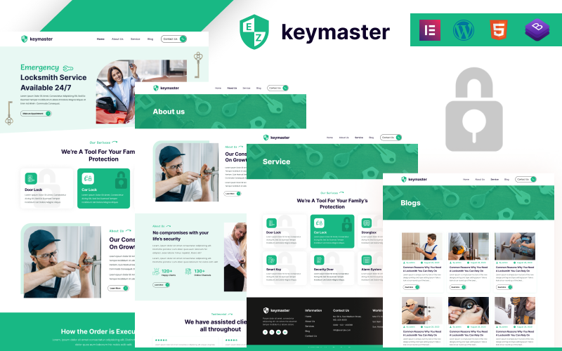 EZ KeyMaster – комплексний дизайн для охоронних і слюсарних послуг