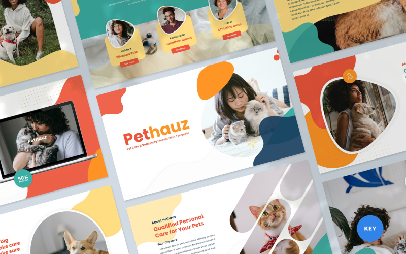 Pethauz - Pet Care Presentation Keynote Template