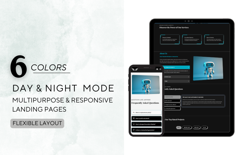 Oxide -  Landing Page Template