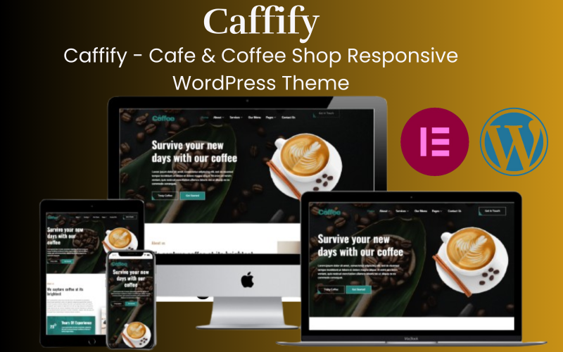 Caffify — адаптивная тема WordPress для кафе и кофейни