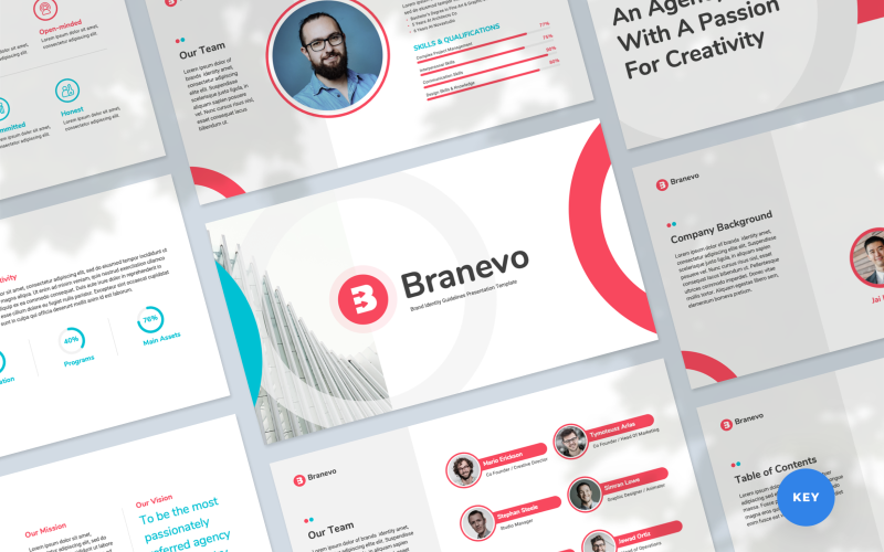 Brand Identity Guideline Keynote Template